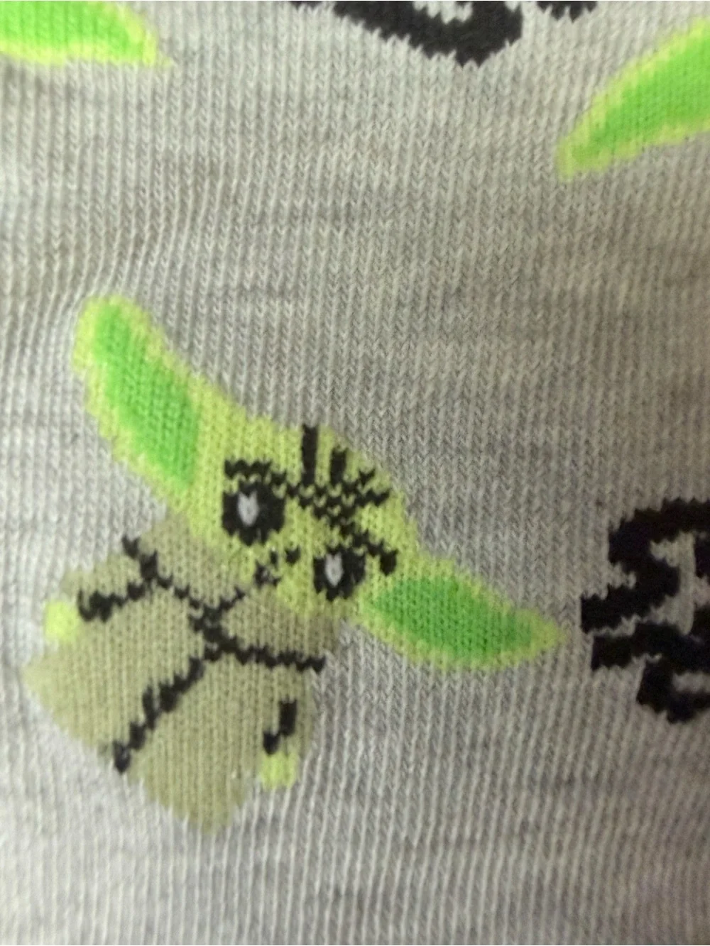 Star Wars Mandalorian Grogu Baby Yoda Unknown Species Socks 2 Pair NWT